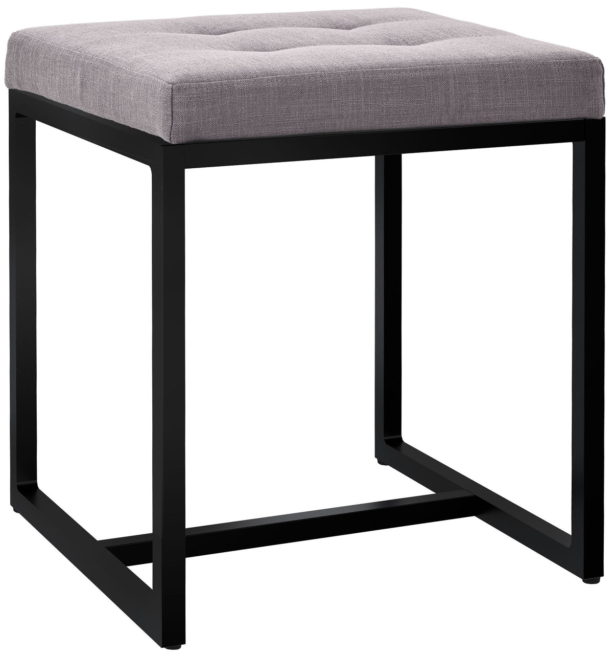 Sitzhocker Barci B Stoff grau