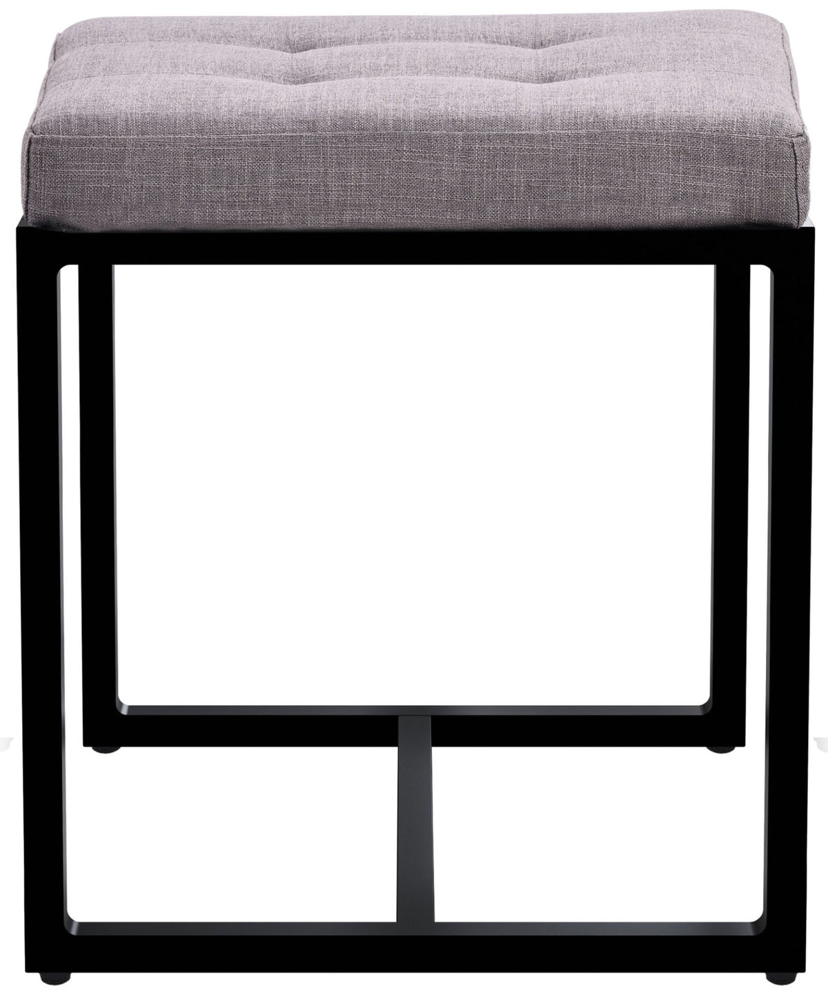 Sitzhocker Barci B Stoff grau