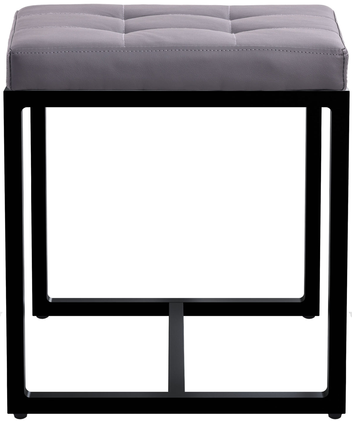 Sitzhocker Barci B Kunstleder  grau