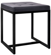Sitzhocker Barci B Kunstleder  schwarz