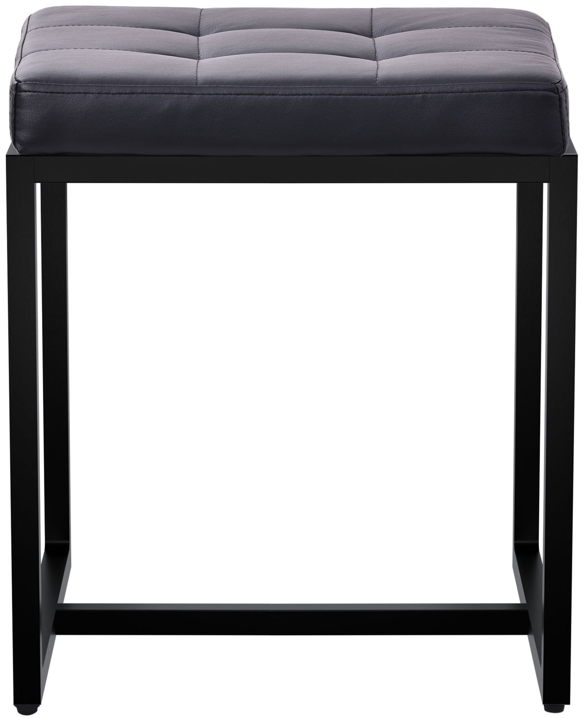 Sitzhocker Barci B Kunstleder  schwarz