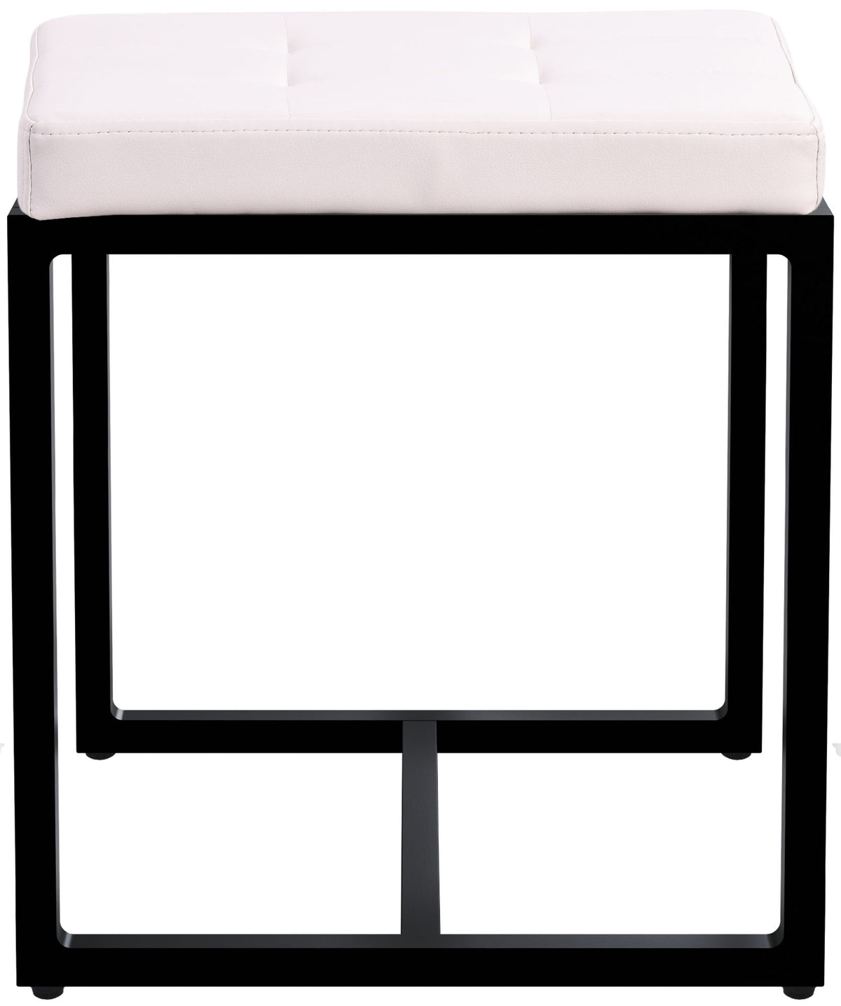 Sitzhocker Barci B Kunstleder  creme