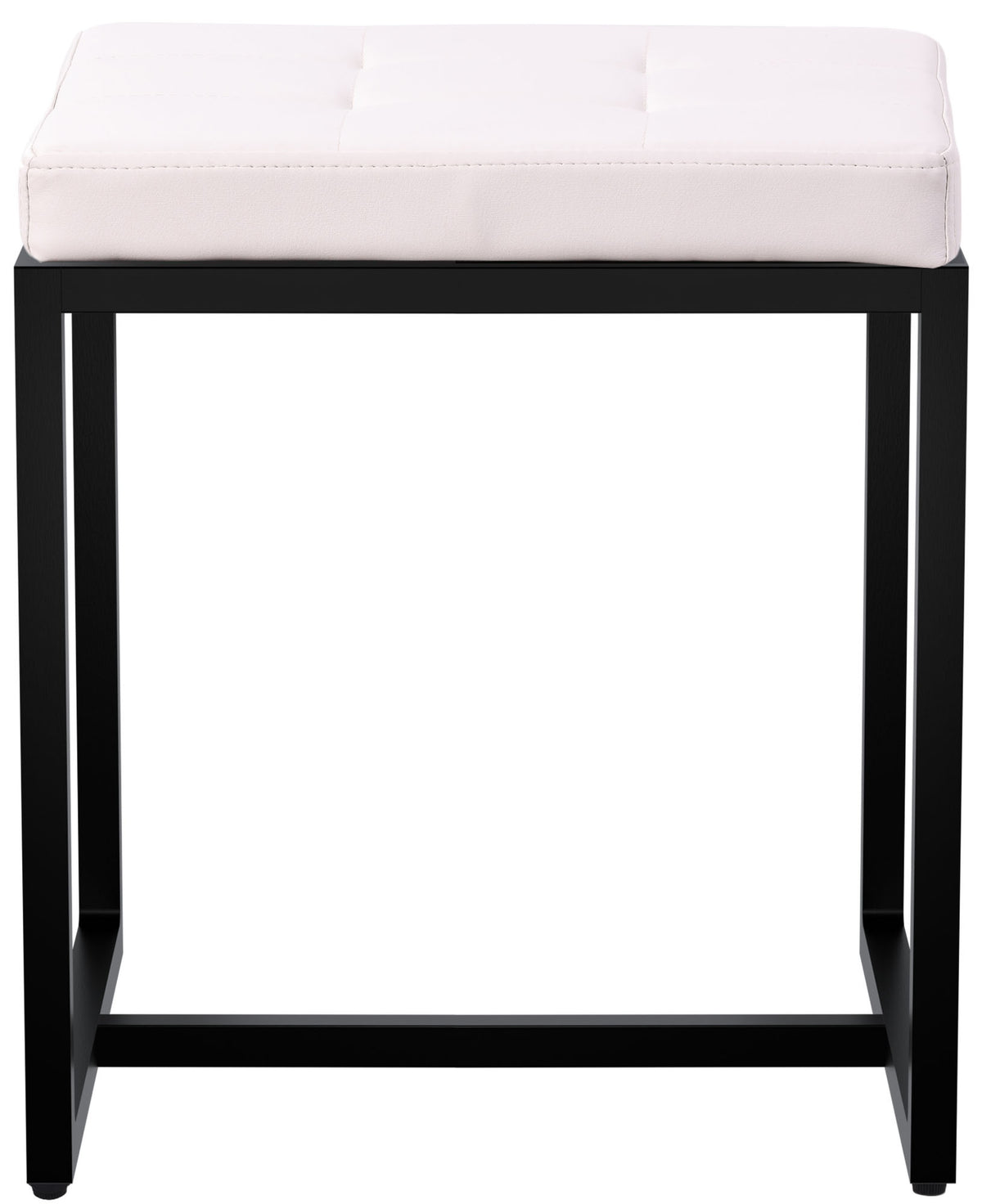 Sitzhocker Barci B Kunstleder  creme