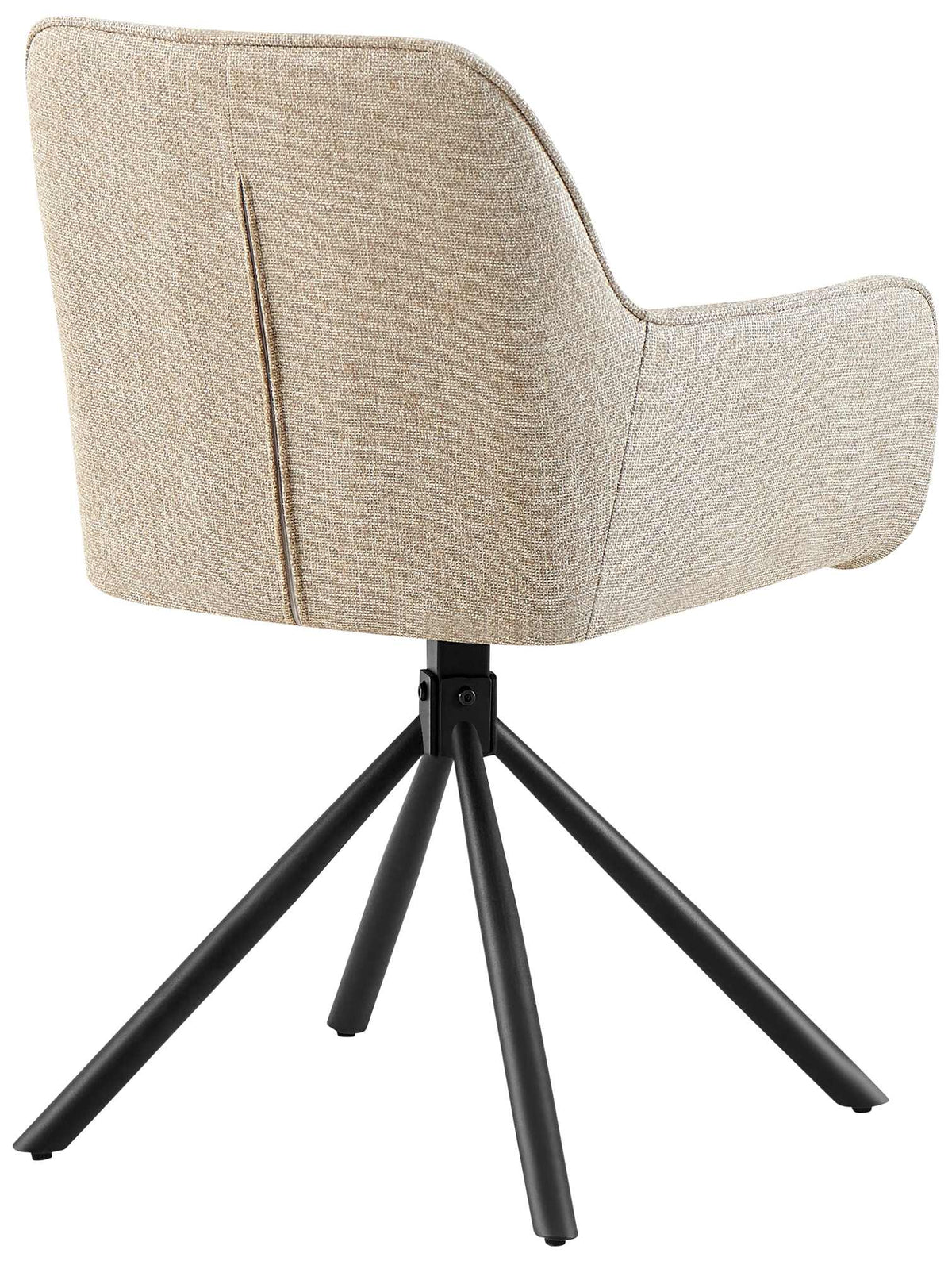 Set van 2 Eetkamerstoelen Tipton taupe taupe