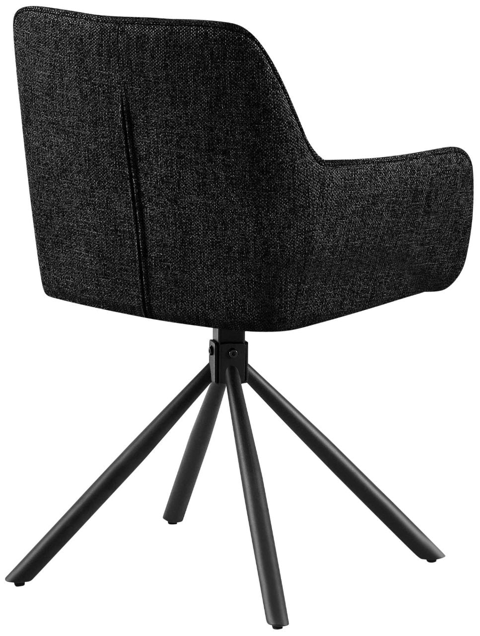 Set van 2 Eetkamerstoelen Tipton zwart schwarz