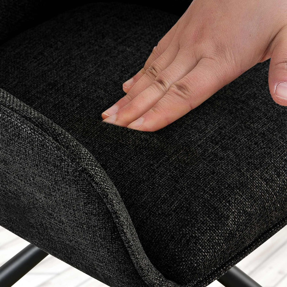 Set van 2 Eetkamerstoelen Tipton zwart schwarz