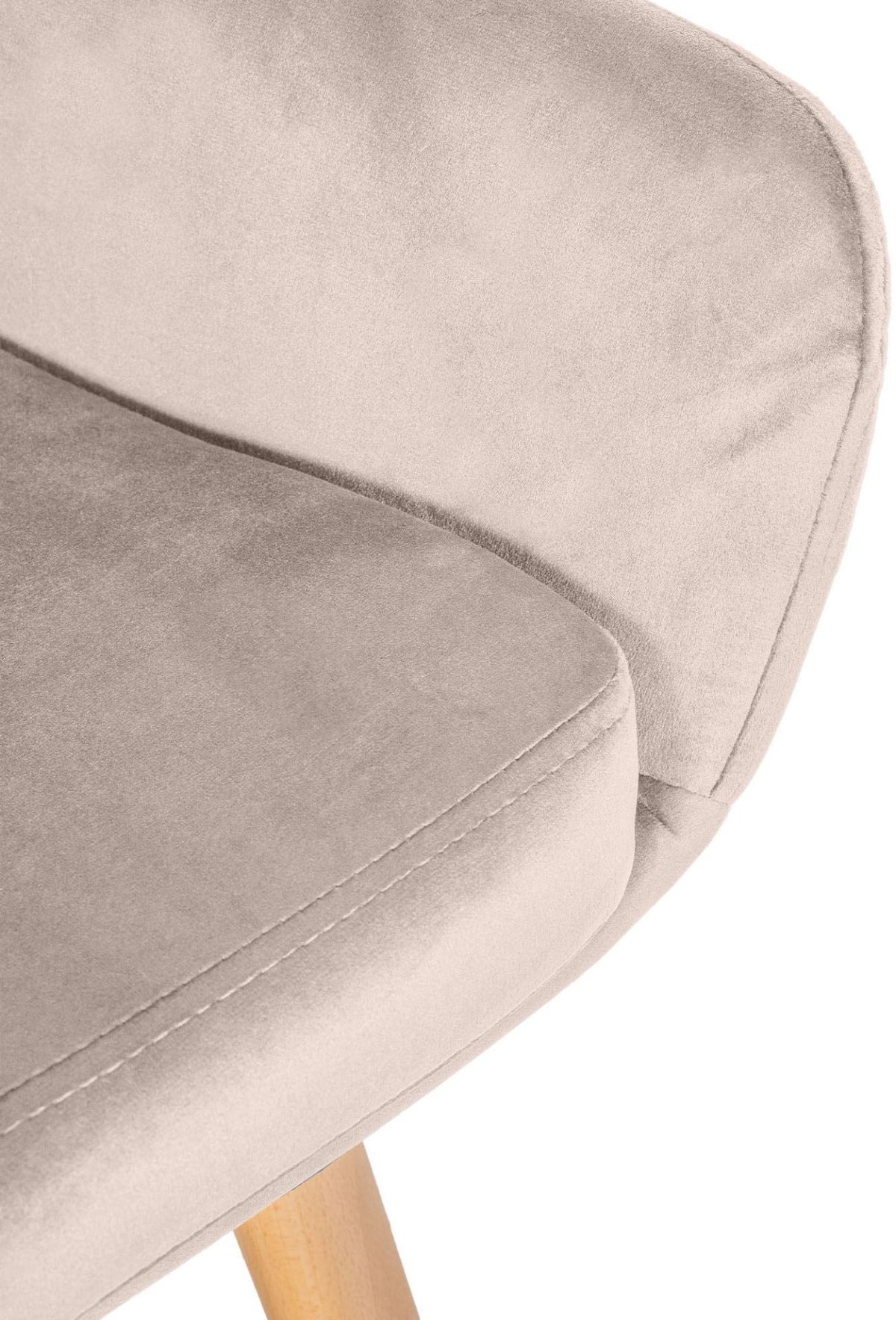 Barkruk Grant Fluweel creme creme