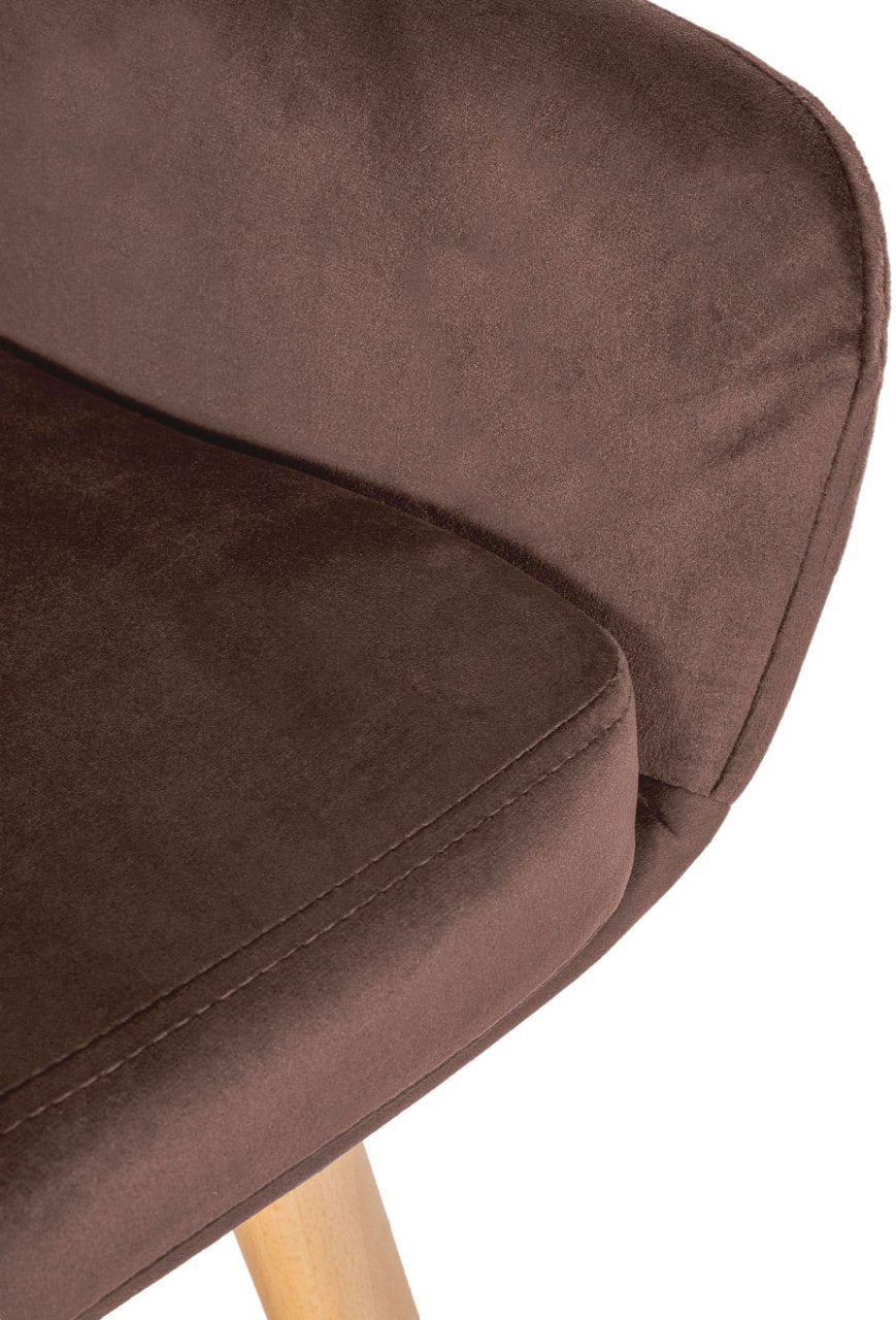 Barkruk Grant Fluweel koffie coffee