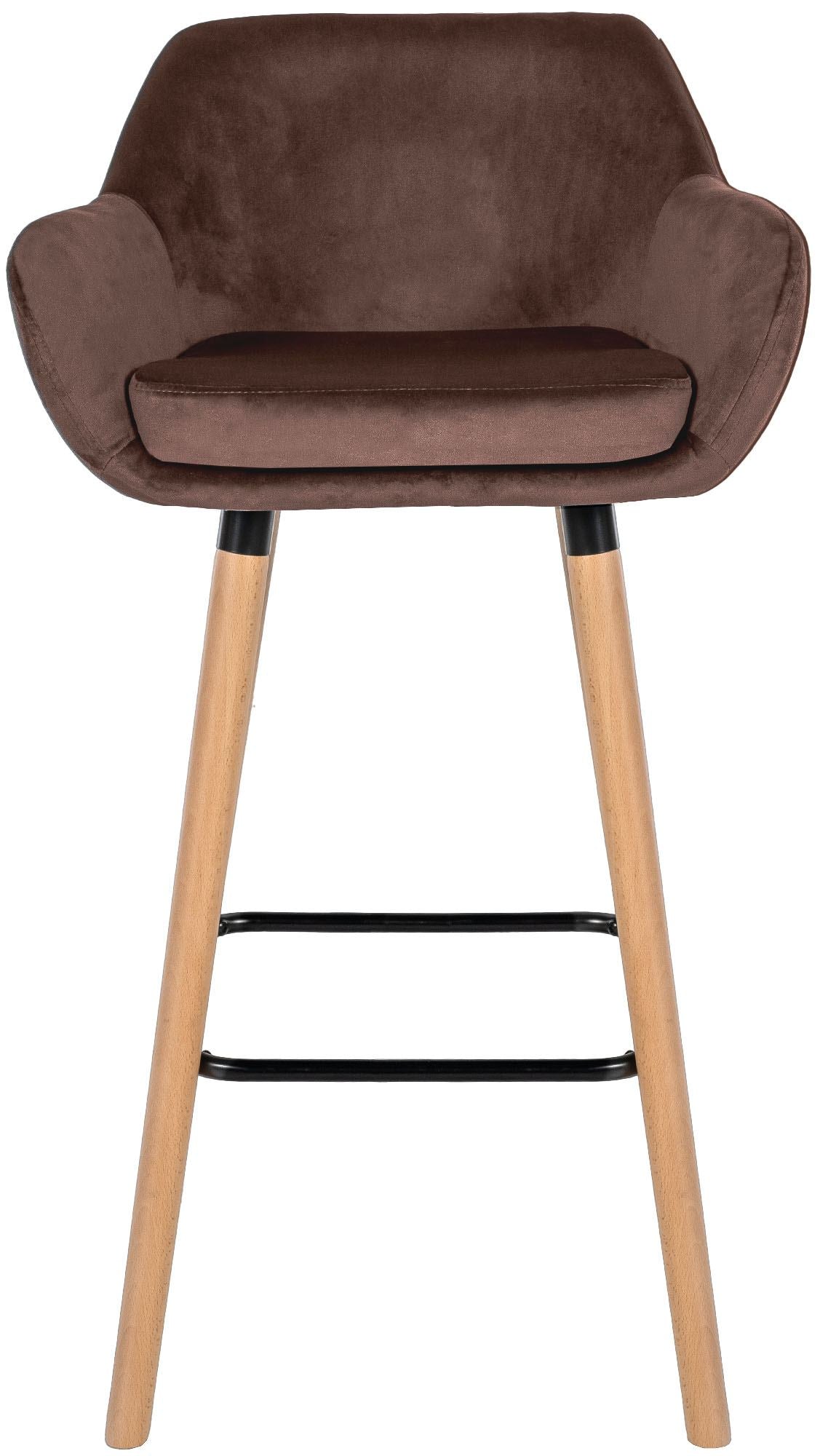 Barkruk Grant Fluweel koffie coffee