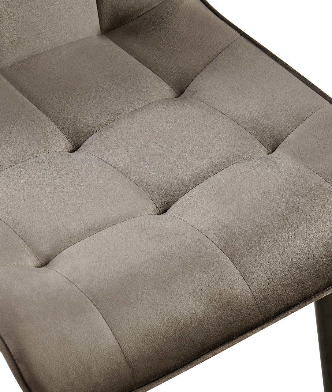 Set van 2 eetkamerstoelen Gifford fluweel antraciet,Fluweel anthrazit