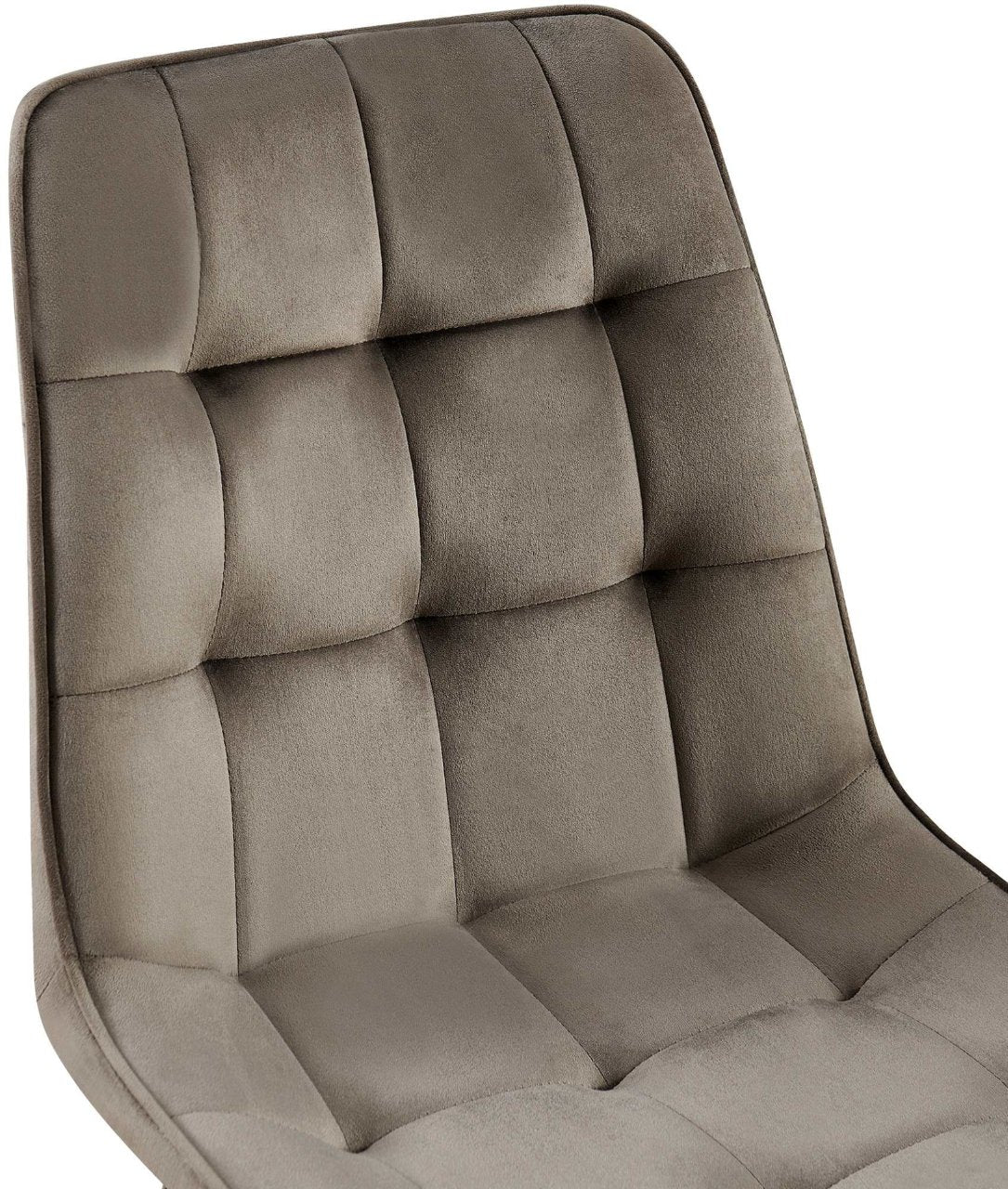 Set van 2 eetkamerstoelen Gifford fluweel antraciet,Fluweel anthrazit