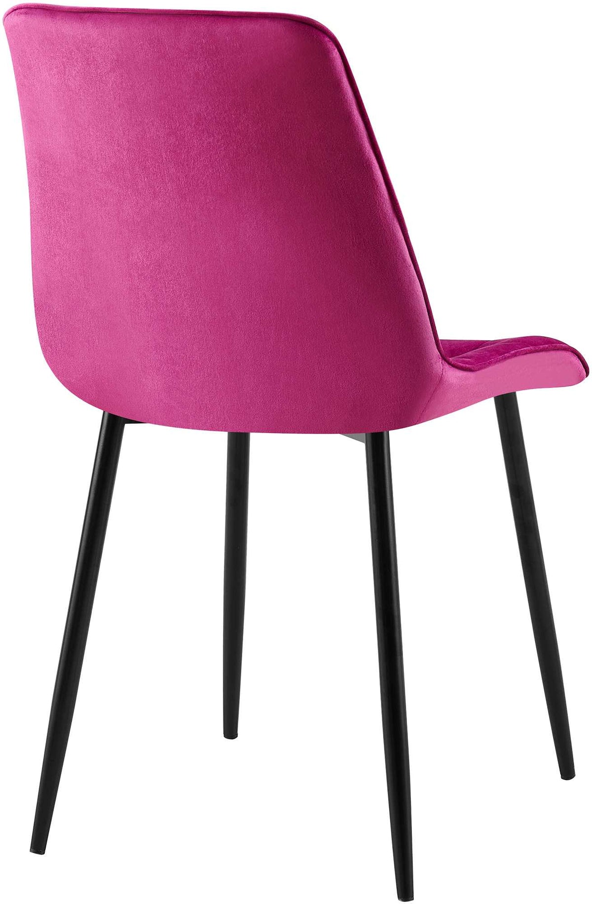 Set van 2 eetkamerstoelen Gifford fluweel purper,Fluweel lila