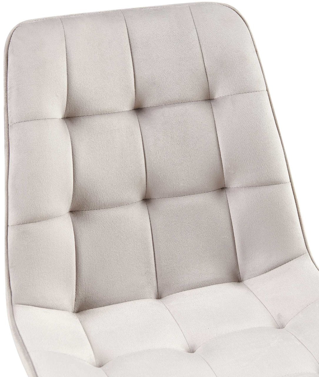 Set van 2 eetkamerstoelen Gifford fluweel grijs,Fluweel grau