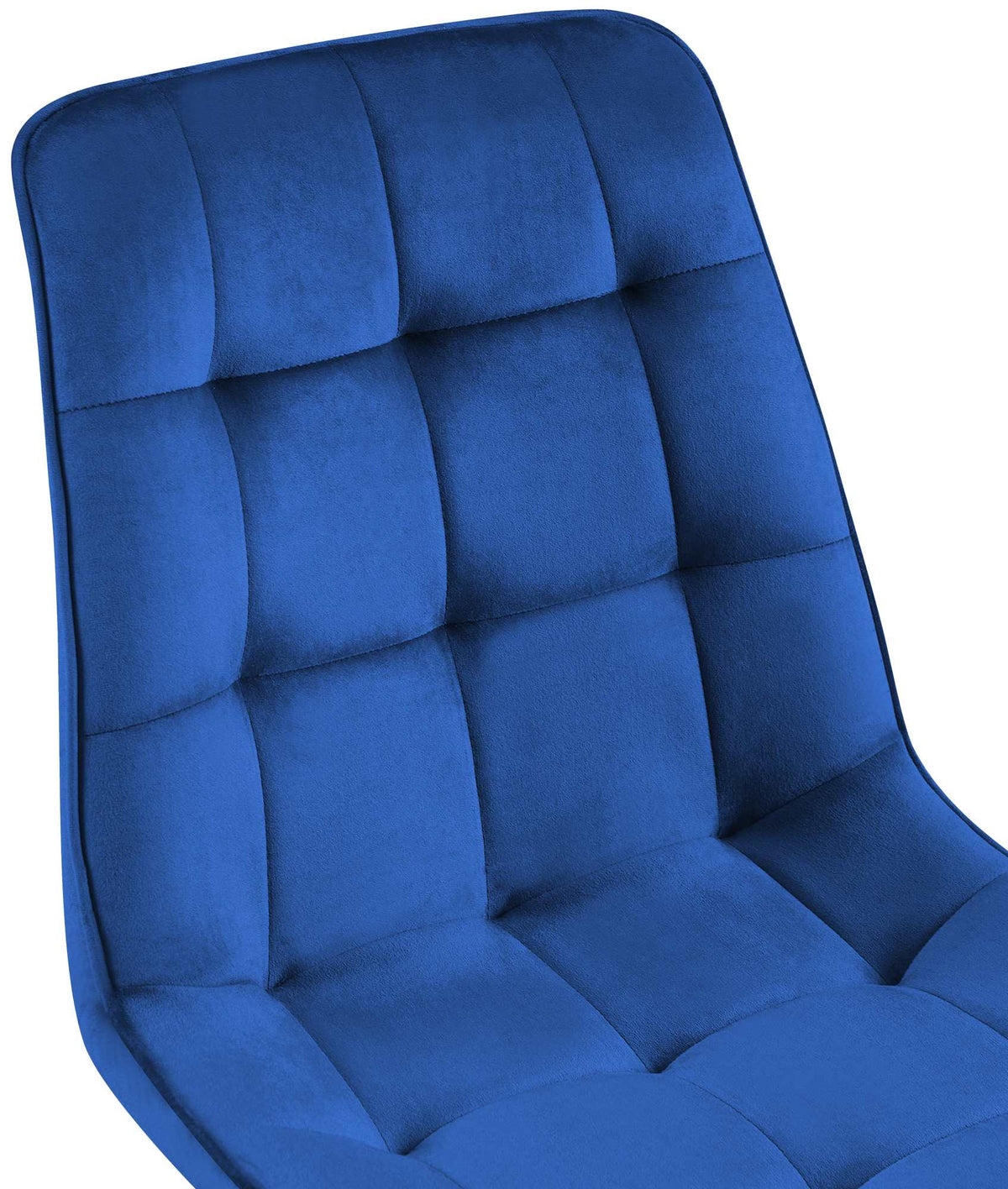 Set van 2 eetkamerstoelen Gifford fluweel donkerblauw,Fluweel dunkelblau