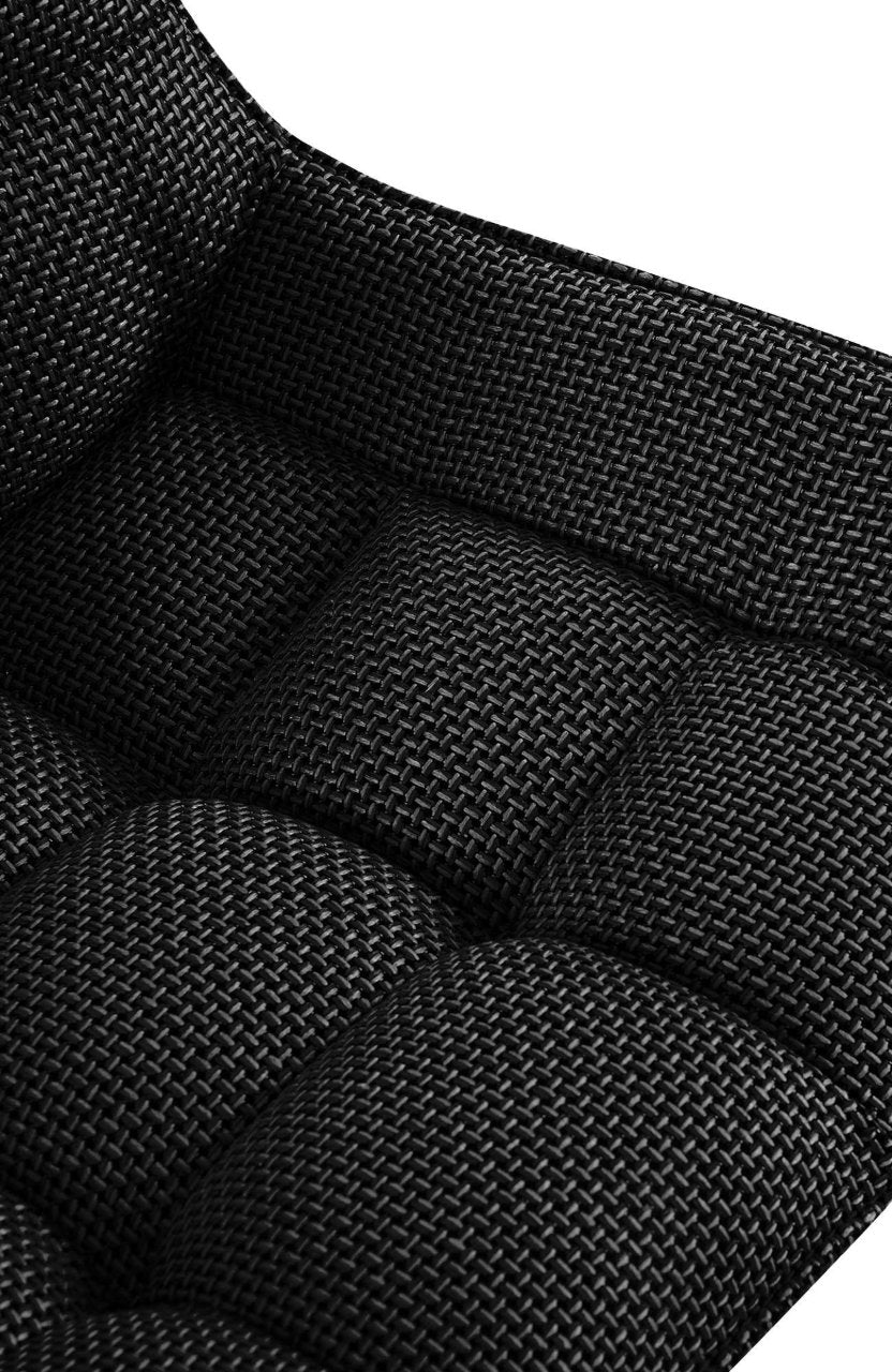 Set van 2 eetkamerstoelen Saranda titanium grijs,Stof titangrau