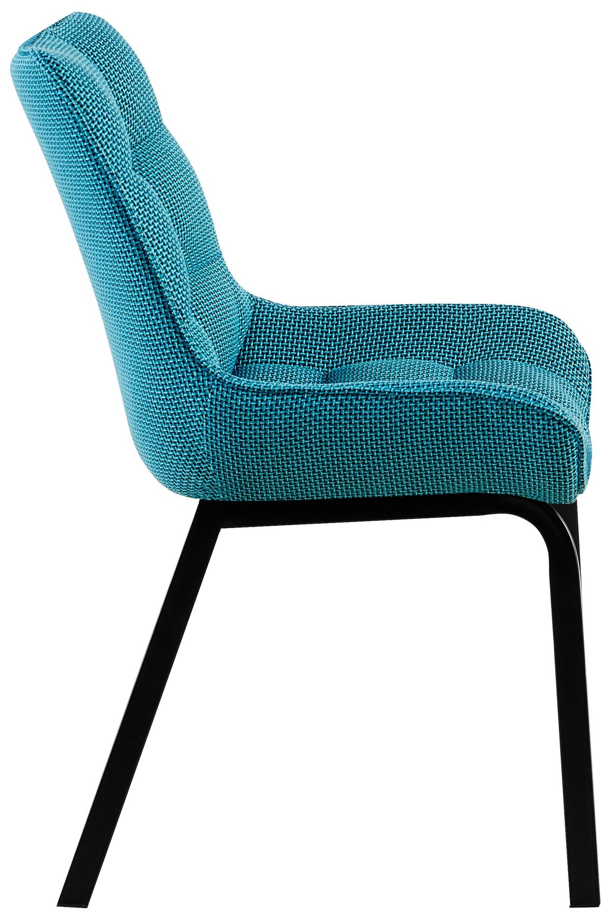 Set van 2 eetkamerstoelen Saranda turkis,Stof türkis