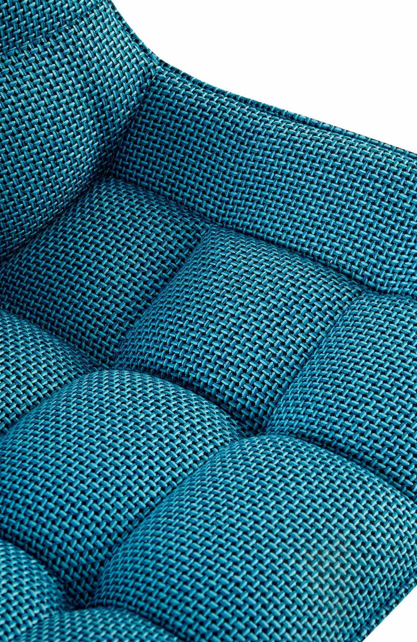 Set van 2 eetkamerstoelen Saranda turkis,Stof türkis