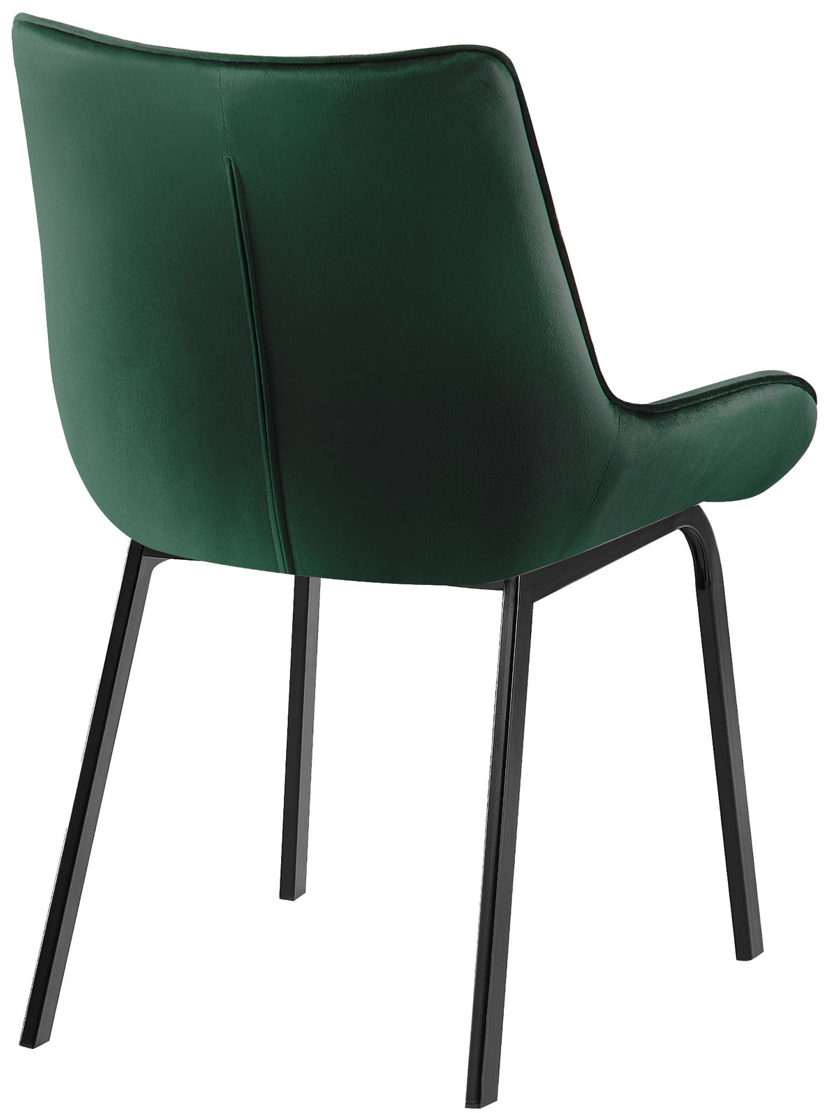 Set van 2 eetkamerstoelen Saranda groen,Fluweel grün