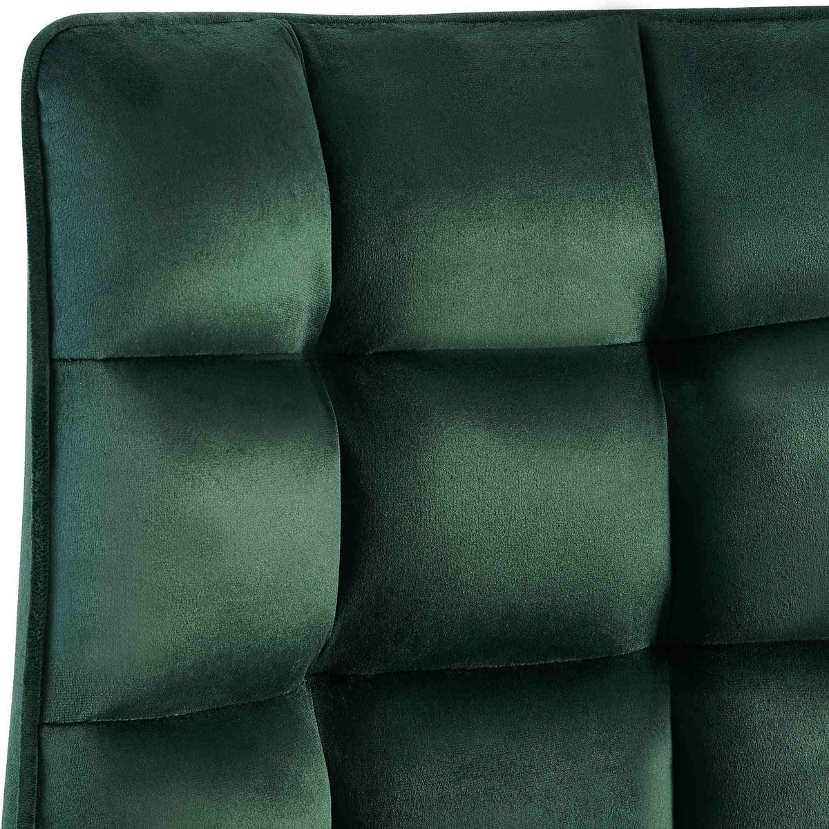Set van 2 eetkamerstoelen Saranda groen,Fluweel grün