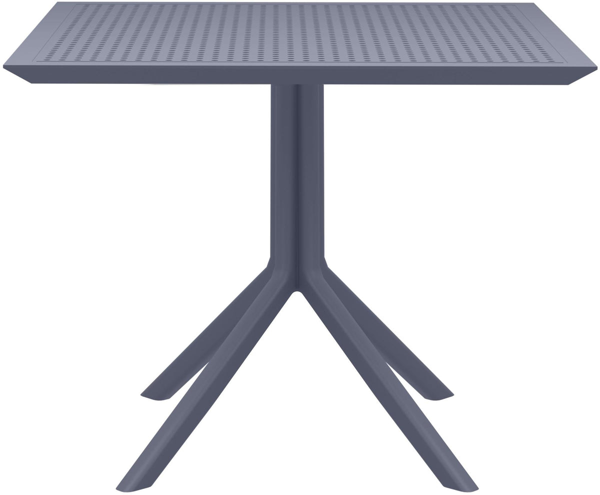 Tafel Sky 80 cm donkergrijs dunkelgrau