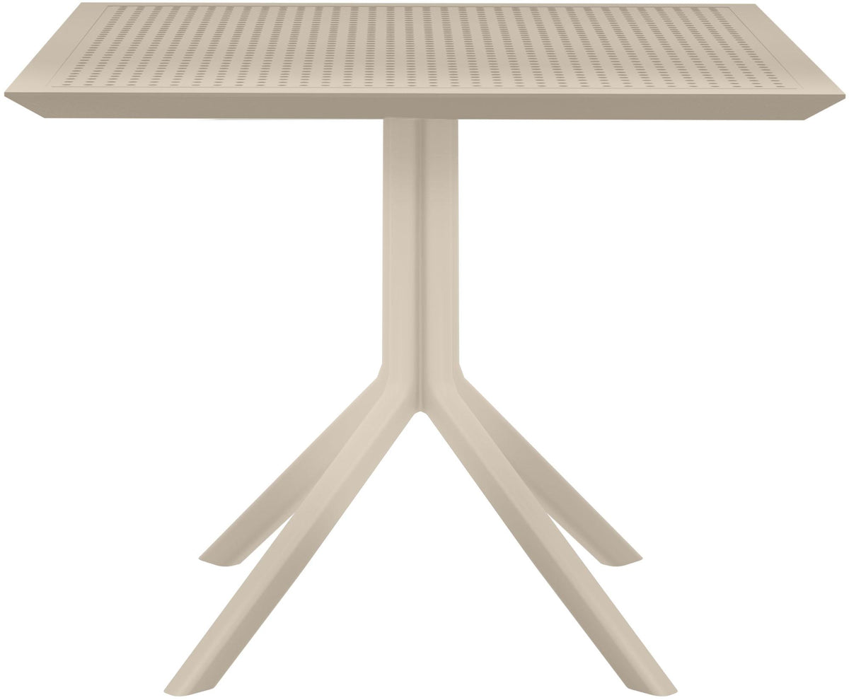 Tafel Sky 80 cm taupe taupe
