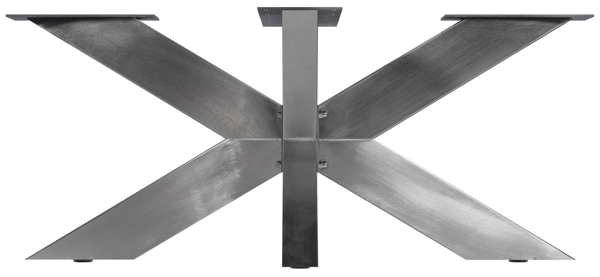 Duncan tafelpoten 98x58x43 cm,roestvrij staal edelstahl