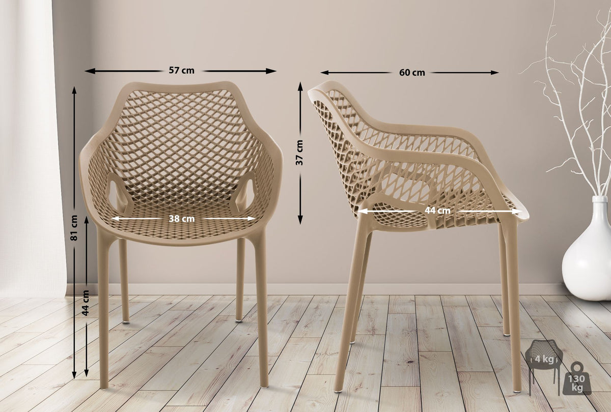 Stapelbare Stoel Air XL modder schlamm