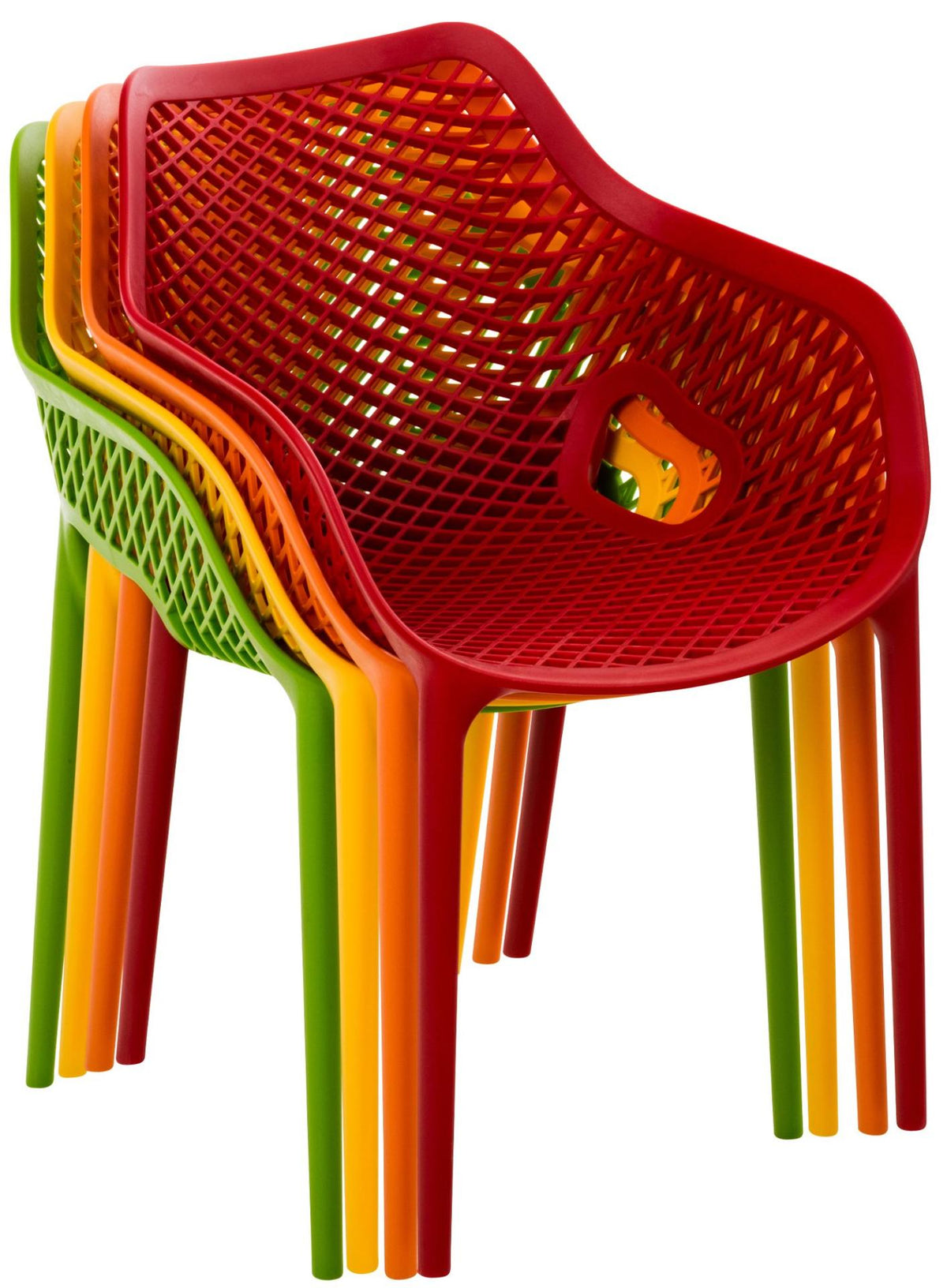 Stapelbare Stoel Air XL rood rot