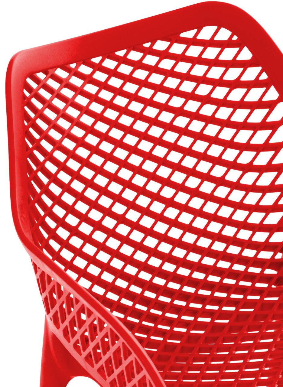 Stapelbare Stoel Air XL rood rot