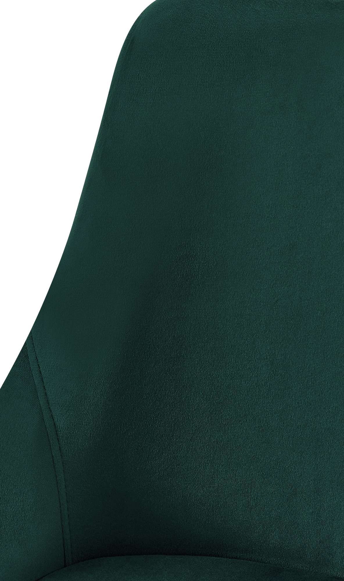 Eetkamerstoel Elmira fluweel groen,Metaal Goud grün