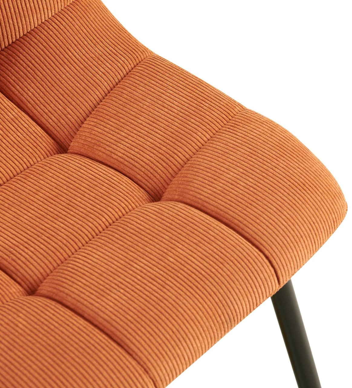 Eetkamerstoel Antibes Corduroy oranje orange