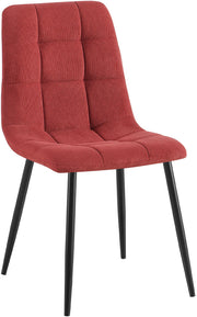 Eetkamerstoel Antibes Corduroy bordeauxrood bordeauxrot