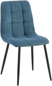 Eetkamerstoel Antibes Corduroy blauw blau