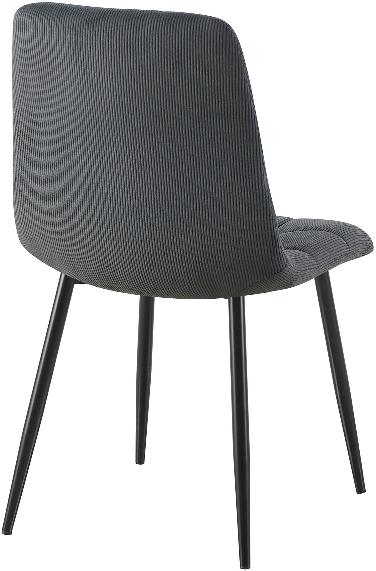 Eetkamerstoel Antibes Corduroy zwart schwarz