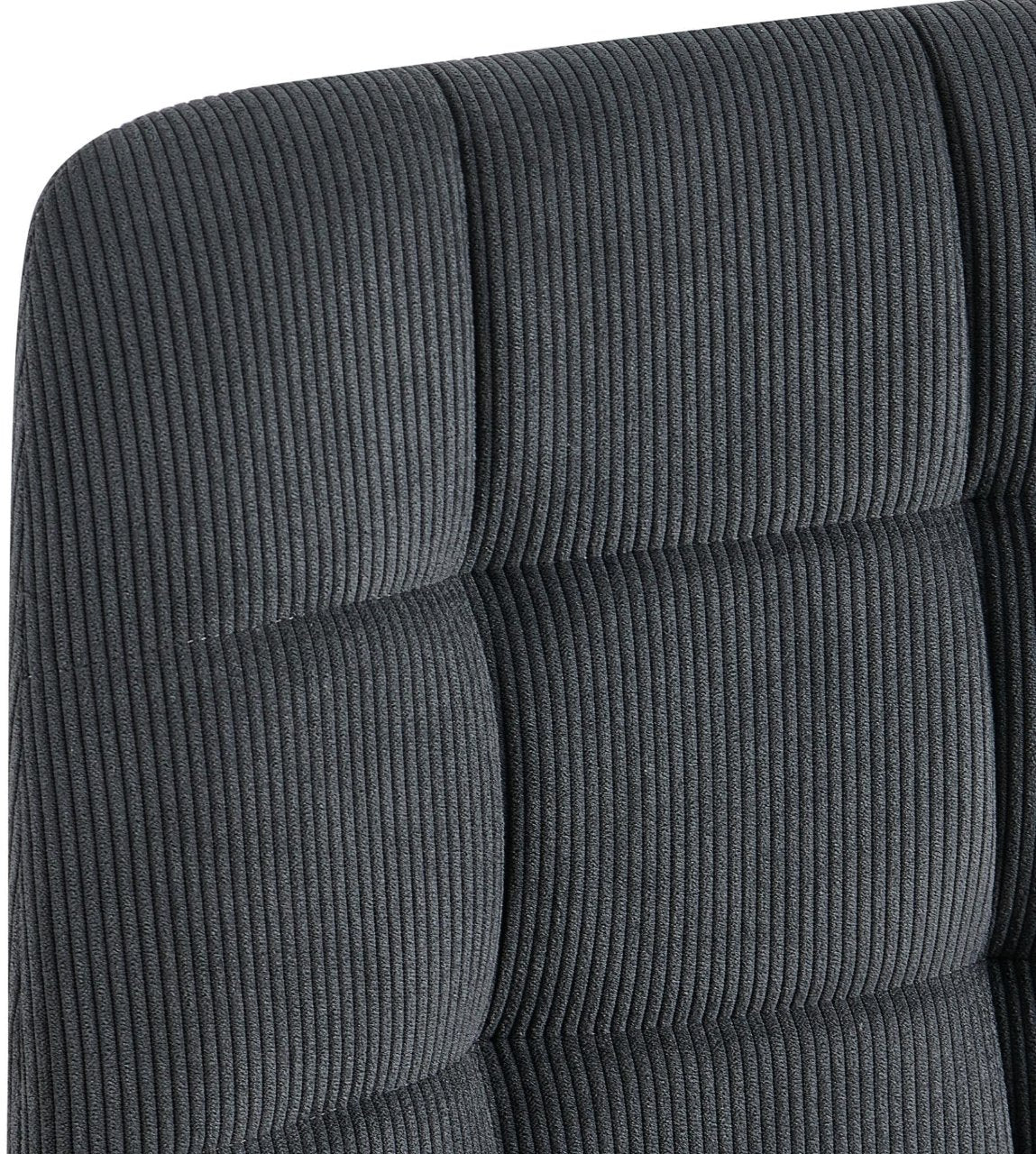 Eetkamerstoel Antibes Corduroy zwart schwarz