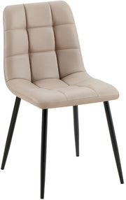 Eetkamerstoel Antibes Kunstleer taupe taupe