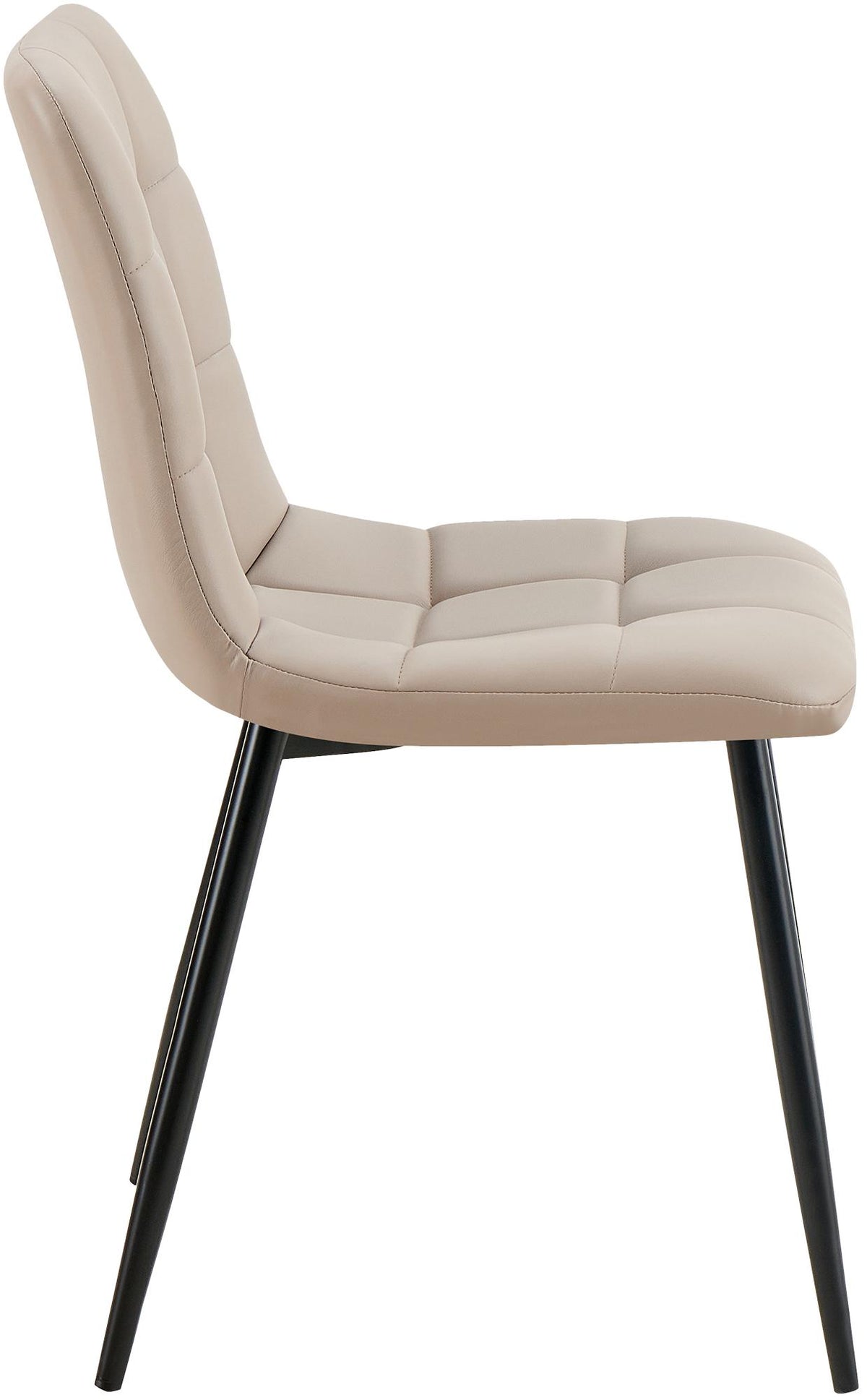 Eetkamerstoel Antibes Kunstleer taupe taupe