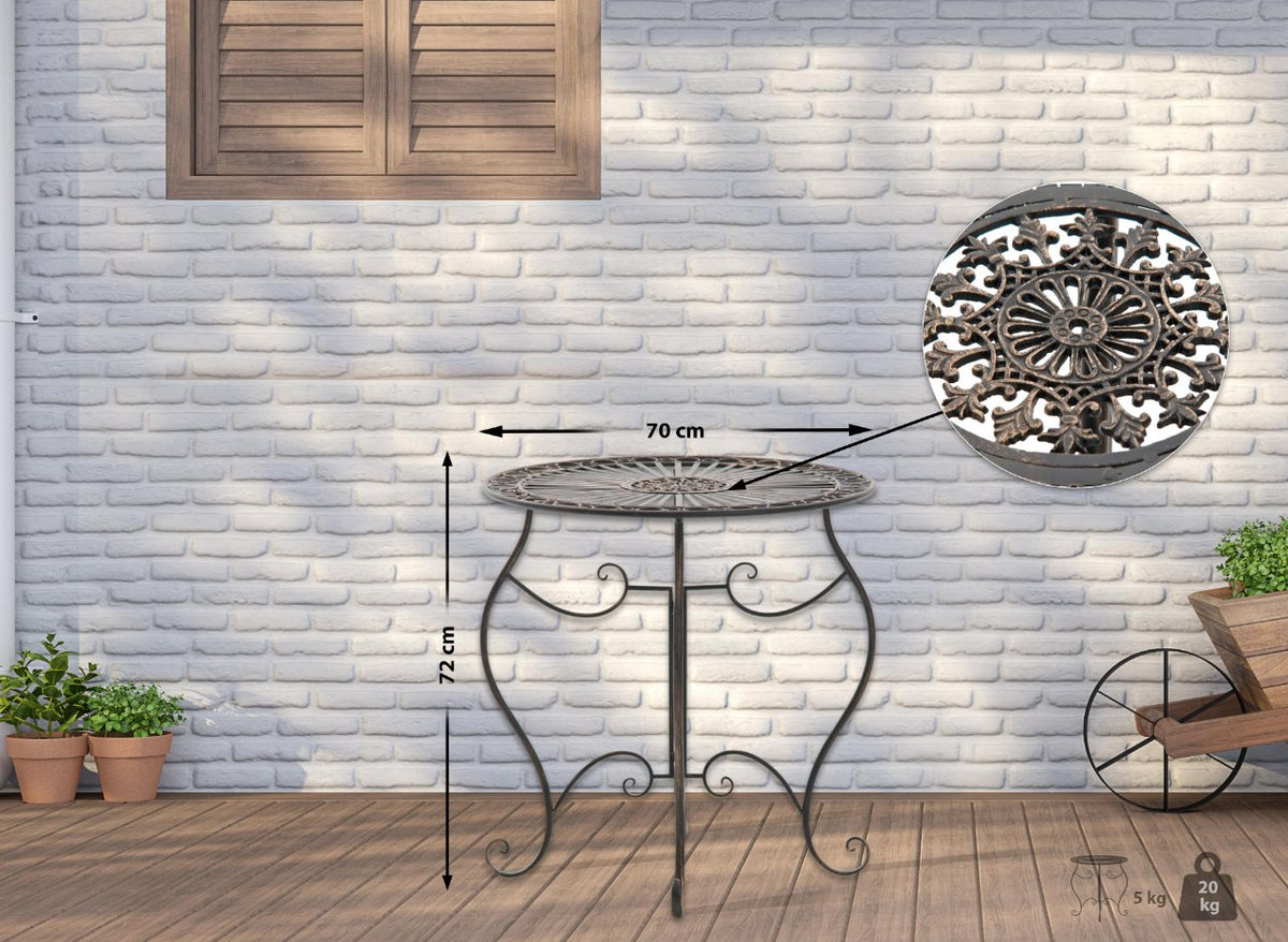 Tisch Indra bronze