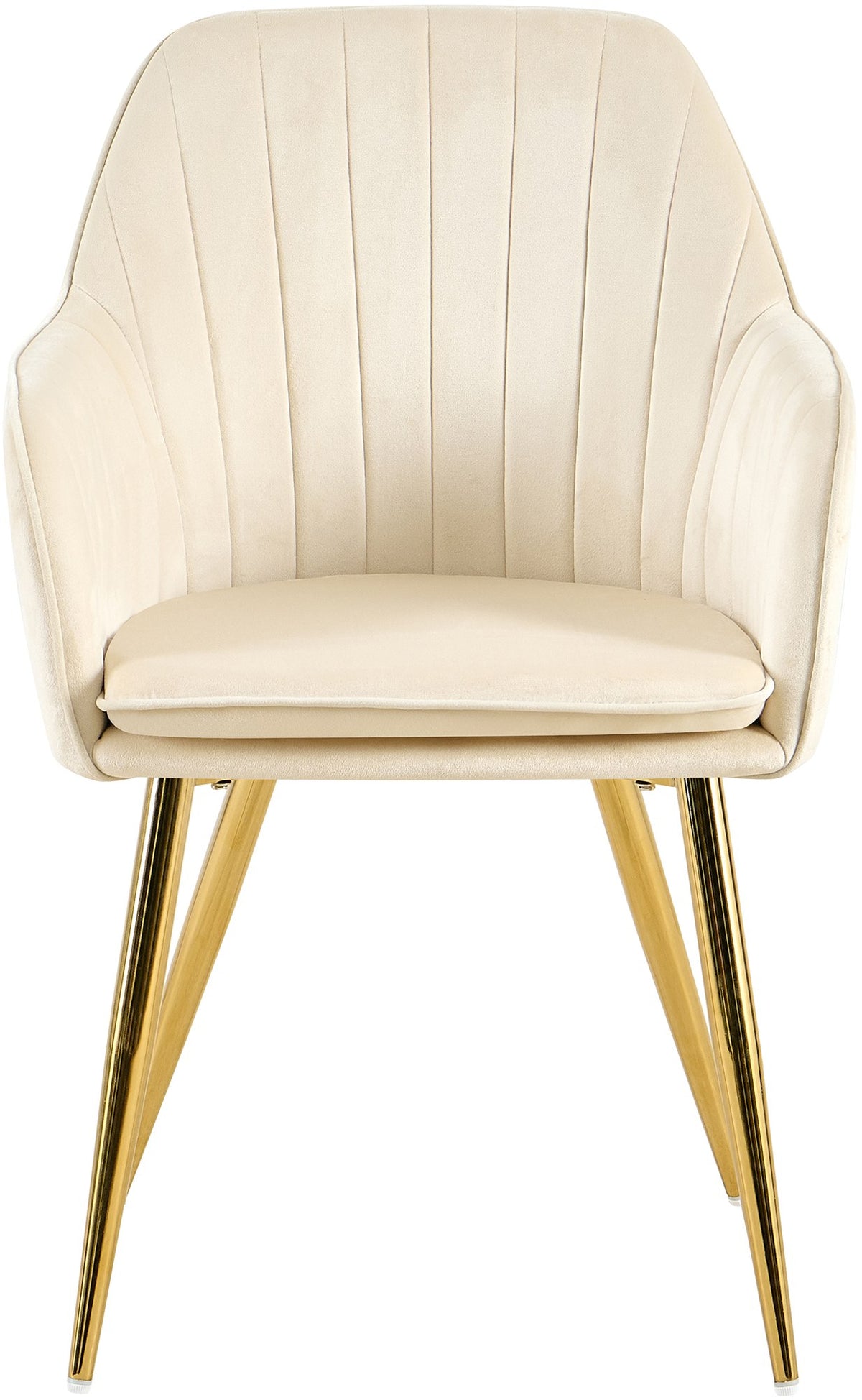 Eetkamerstoel Cheryl creme,goud creme