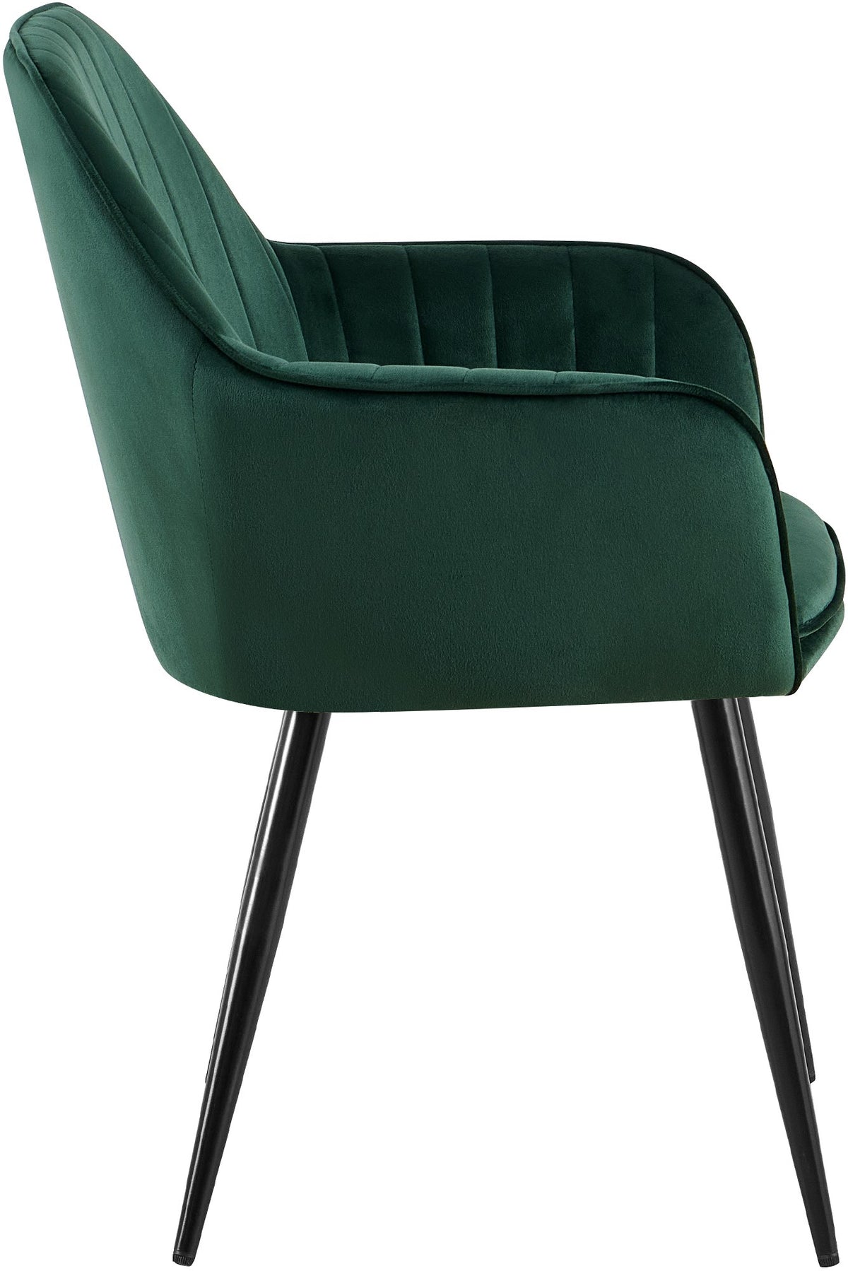 Eetkamerstoel Cheryl groen,zwart grün