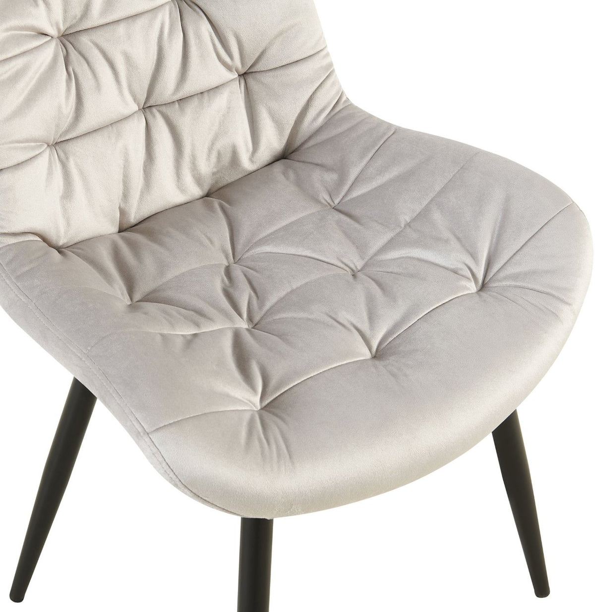 Set van 2 Eetkamerstoelen Rossford grijs grau