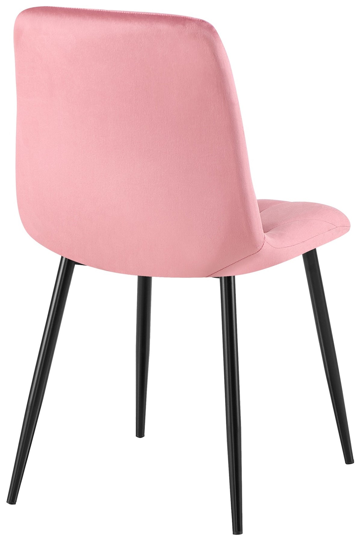 Eetkamerstoel Clairton fluweel Fluweel,rosa rosa