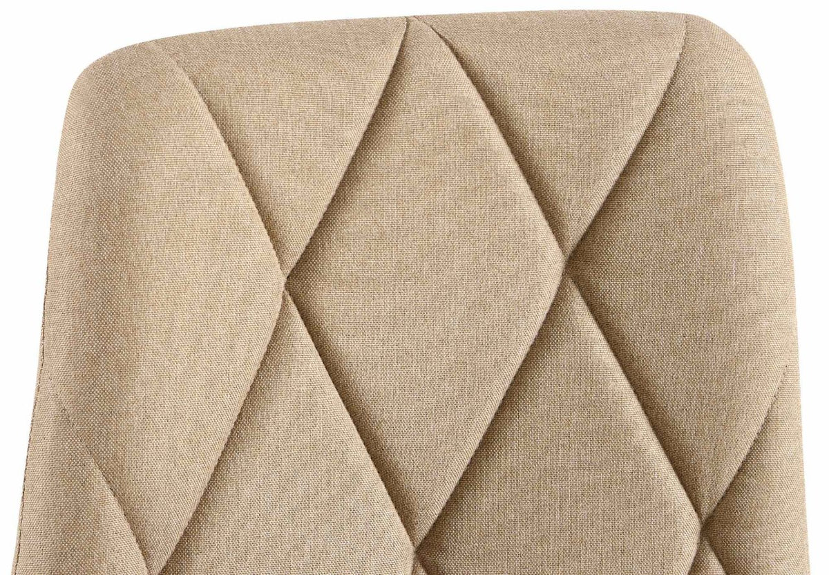 Eetkamerstoel Clairton fluweel Stof,taupe taupe