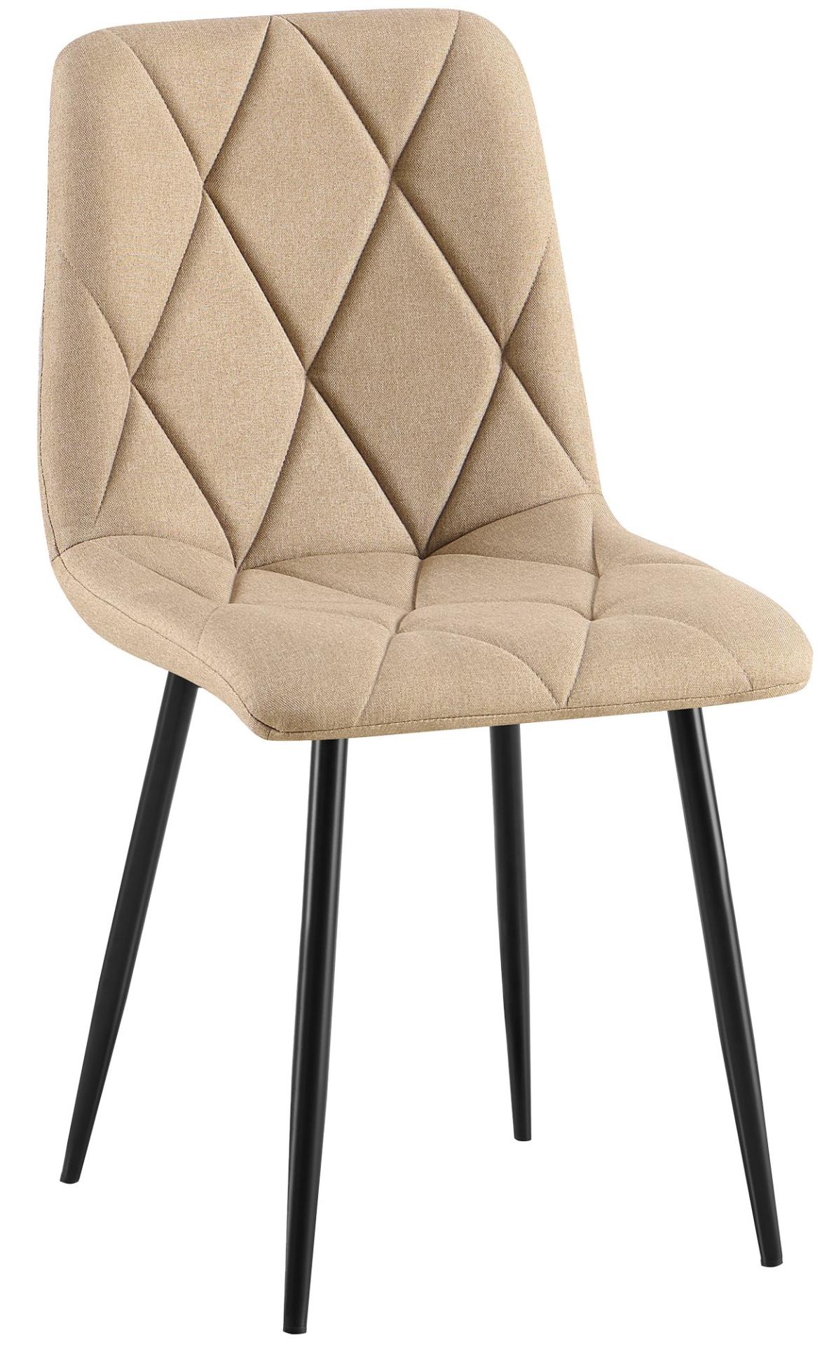 Eetkamerstoel Clairton fluweel Stof,taupe taupe