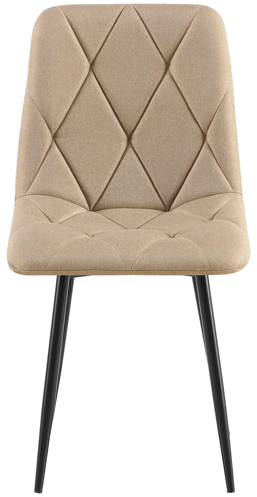 Eetkamerstoel Clairton fluweel Stof,taupe taupe