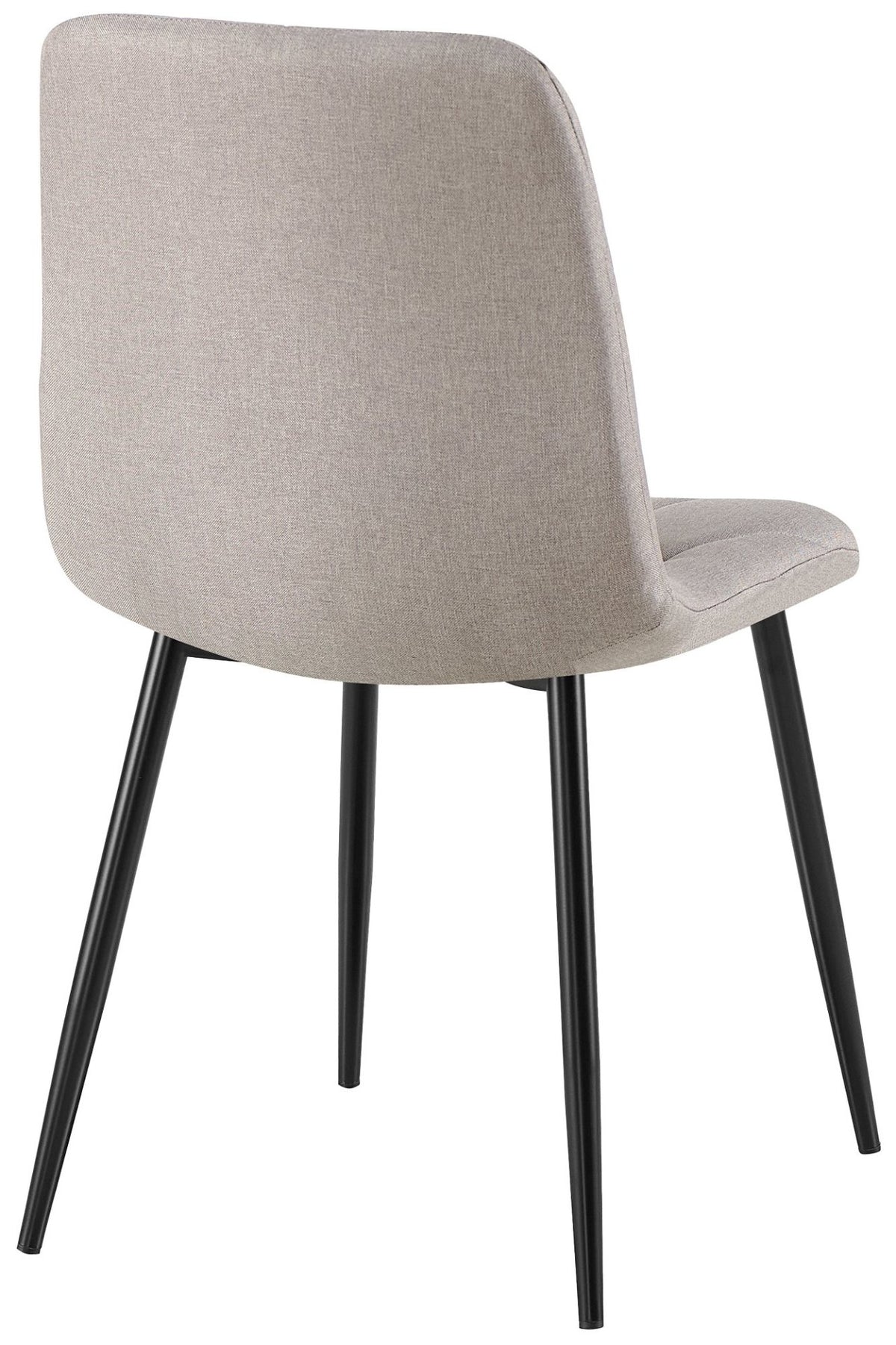 Set van 2 Eetkamerstoelen Clairton licht grijs,Stof hellgrau