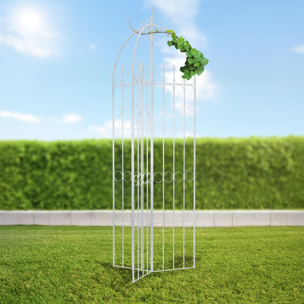 Trellis Flowton antiek/wit antik weiß