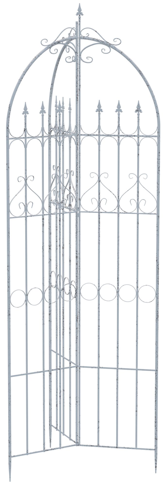 Trellis Flowton antiek/wit antik weiß
