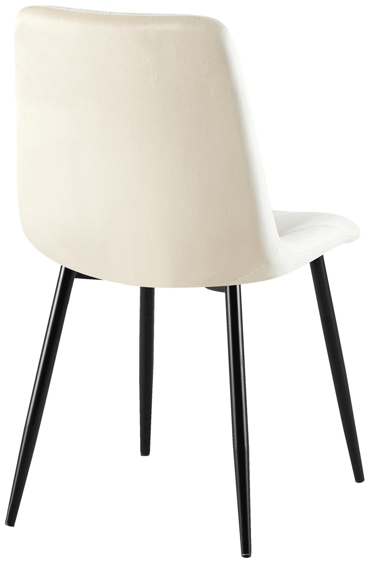 Eetkamerstoel Clairton fluweel Fluweel,creme creme