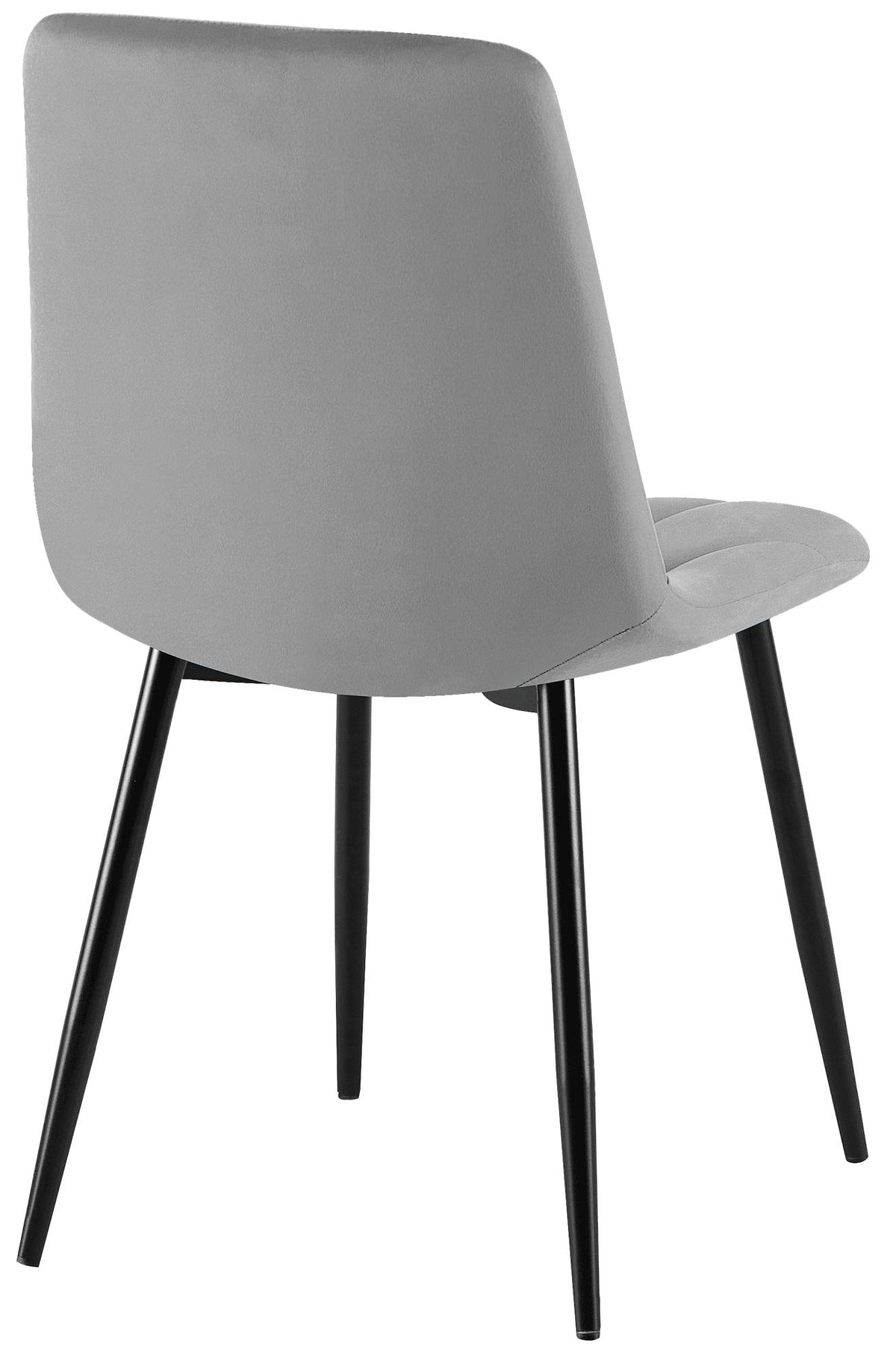 Set van 2 Eetkamerstoelen Clairton donkergrijs,Fluweel dunkelgrau